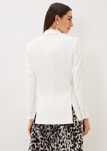 Phase Eight Amy Relaxed Jackets White Australia | AM0179548